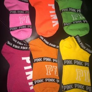 🌈 6 Pair Victoria’s Secret PINK Socks🌈